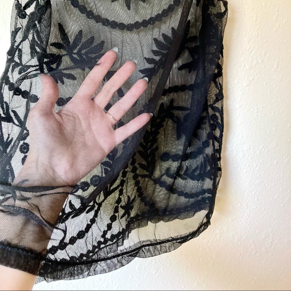 Forever 21 Embroidered Mesh Tank - Picture 3 of 4